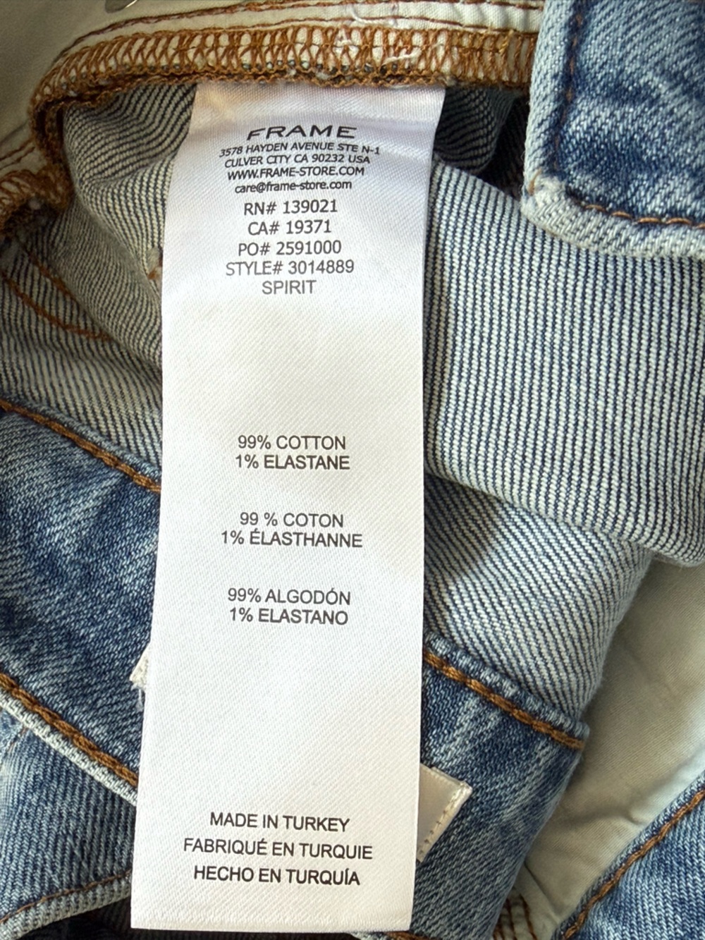NWT 🩵Frame🩵 THE RODEO ~ Low Rise/Boot Cut - Picture 7 of 13